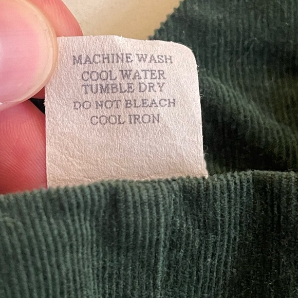 Betti Terell green corduroy overalls - Picture 9 of 10